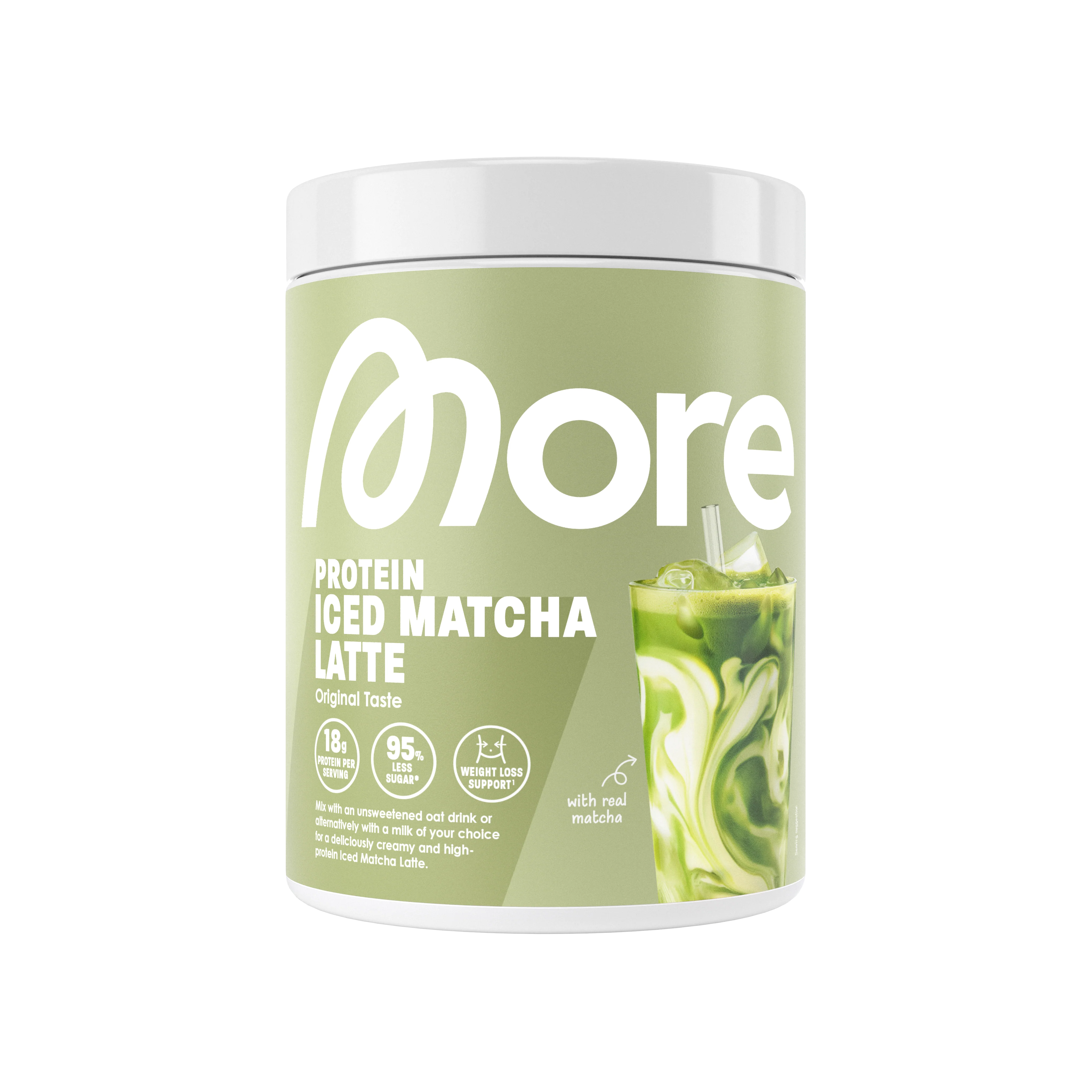 More Protein Iced Matcha Latte - Image 19