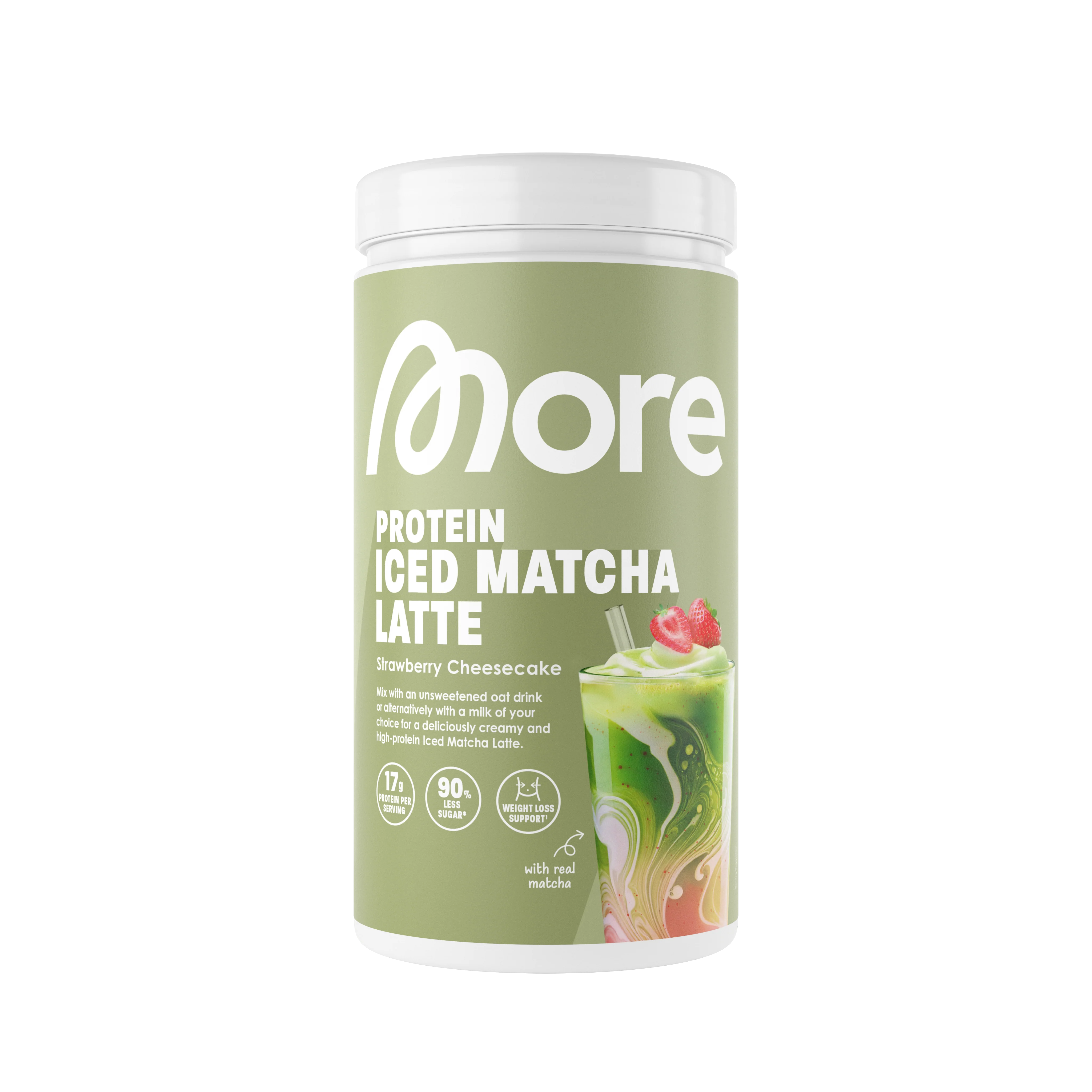 More Protein Iced Matcha Latte - Image 3