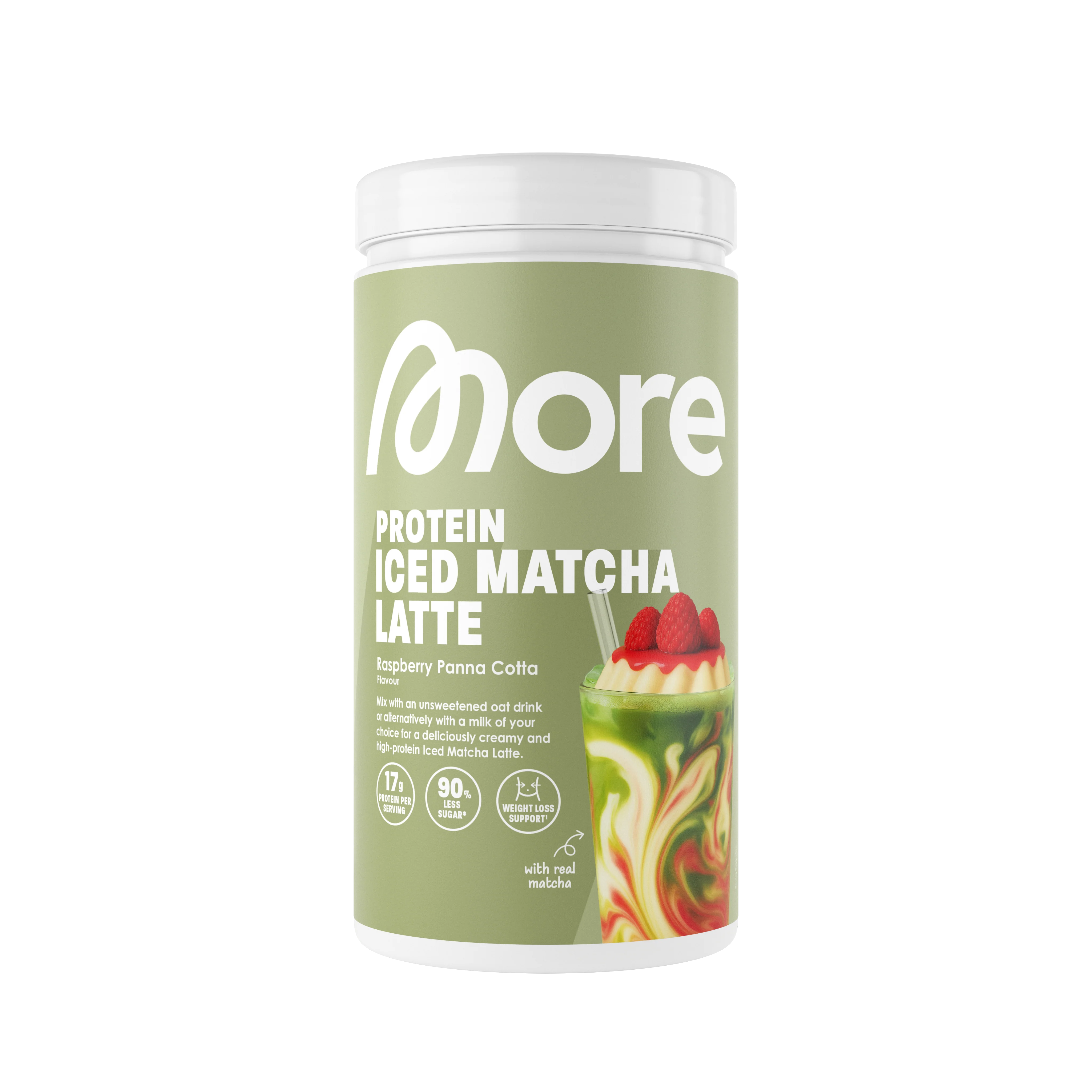 More Protein Iced Matcha Latte - Image 4