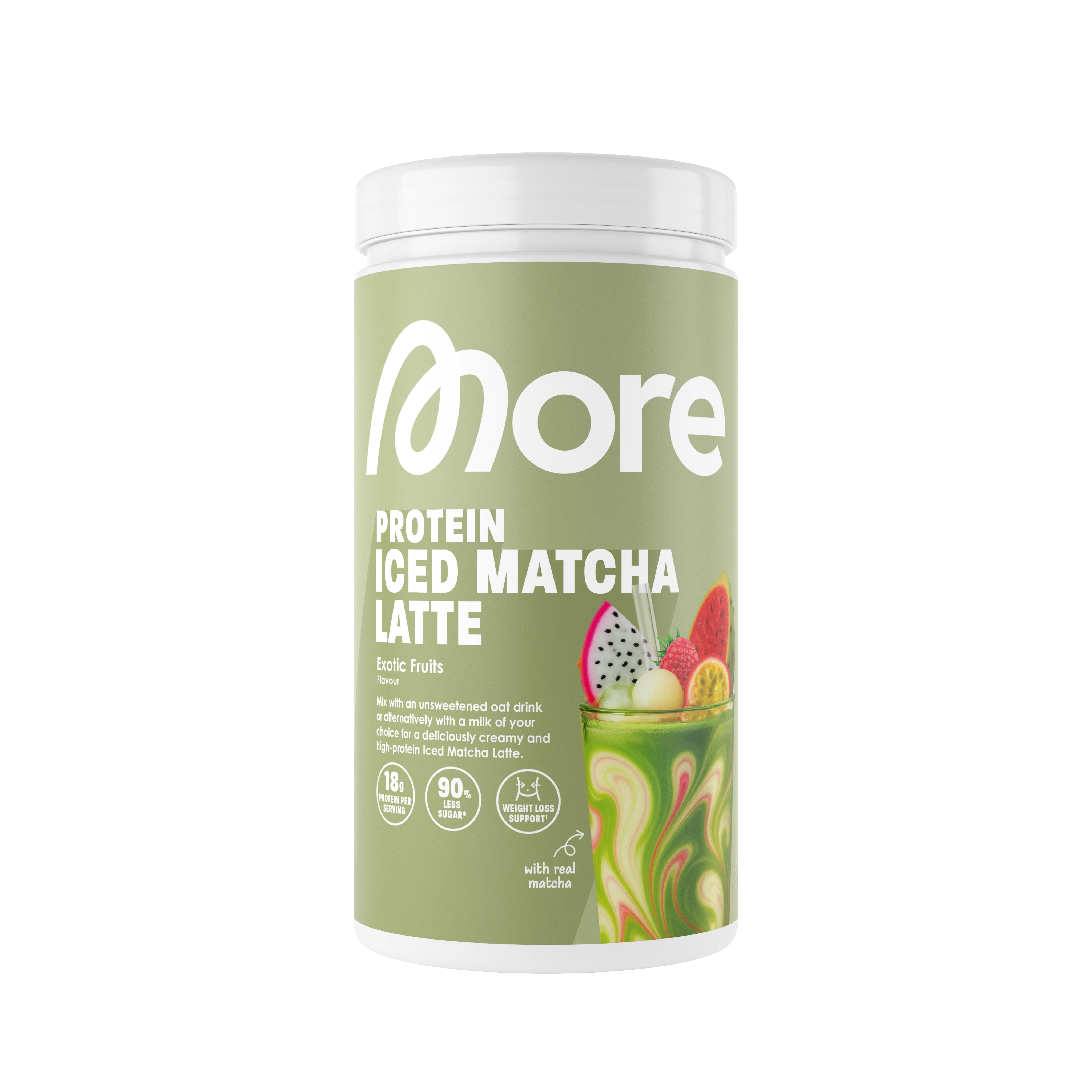 More Protein Iced Matcha Latte - Image 6